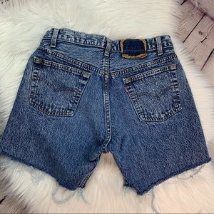 Vintage Levi’s 501 Cutoffs Button Fly